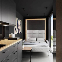 Vente en gros de 20 pieds 40 pieds Maison en conteneur capsule Villa Conteneur d'expédition Café Maison en conteneur préfabriquée