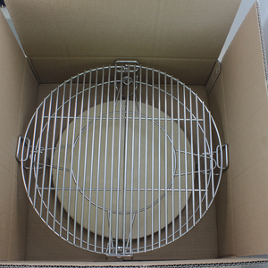 Accessoires pour barbecue au charbon Kamado Auplex, <span class=keywords><strong>grille</strong></span> en acier inoxydable, système de cuisson « Divide & Conquer », extension pour cuisine extérieure - Product Image 4