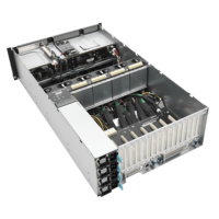 ASU S ESC8000A-E11 4U Rack GPU Server Dual AMD EPYC 7003 hingga 8 GPU Lebar Ganda PCIe4.0 Server HPC Pelatihan AI