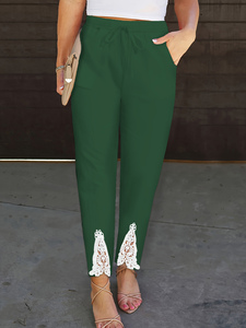 <span class=keywords><strong>Pantalones</strong></span> King Mcgreen Star Elegantes <span class=keywords><strong>de</strong></span> Cintura Alta con Cordón Ajustable, Tejido Transpirable, para Primavera y Verano - Product Image 6