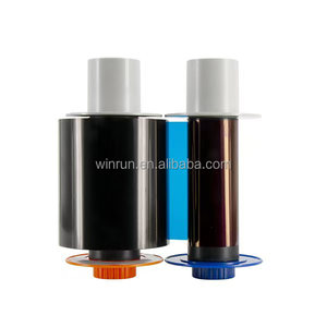Cinta para impresora de tarjetas 84051 YMCK, cinta de impresión a color compatible con impresora de tarjetas de identificación HDP5000, 500 impresiones - Product Image 1