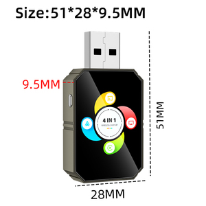 Connecteur universel 4 fonctions CarPlay avec clé physique, adaptateur sans fil multi-modes pour CarPlay, Android Auto, Mirror Link - Product Image 2