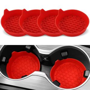 <b>Car</b> Non-slip Water coaster with Edge and Portable Water Cup Slot Pad with Multi-colors - Product Image 5