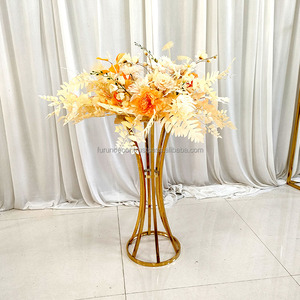 Exhibidores de Flores Pequeños de Metal Dorado FURUN para Bodas, Plataforma Pequeña para Exhibición, Suministros de Decoración para Bodas y Hogar - Product Image 5