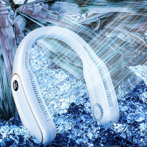 Ventilador de Cuello Portátil Recargable USB de 1200mAh con Tres Velocidades, Diseño Moderno y Popular para Uso en Auto, Exteriores y Hoteles - Product Image 5