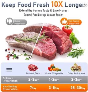 30cm 65kpa hút chân không niêm phong không dây thực phẩm niêm phong máy cho nhà và thương mại sử dụng chân không niêm phong Gói máy đóng gói - Product Image 3