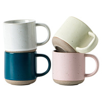 Tasses à café en céramique personnalisées avec logo gravé au laser, 155 ml, en grès, porcelaine, mug en céramique