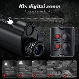 Nouveau 800m longue Distance 10X HD 5W infrarouge monoculaire caméra Photo vidéo lunettes portée 1080P numérique <span class=keywords><strong>chasse</strong></span> dispositif de Vision <span class=keywords><strong>nocturne</strong></span> - Product Image 4