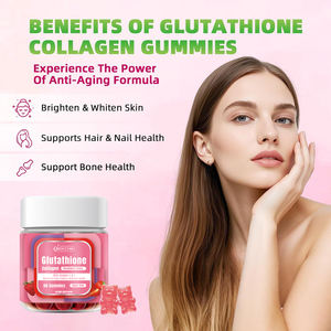 Custom Private Label L-Glutathione Gummies with Hydrolyzed Collagen <strong>Vitamin</strong> E, <strong>Vitamin</strong> C Supplement for Skin Whitening Formula - Product Image 2