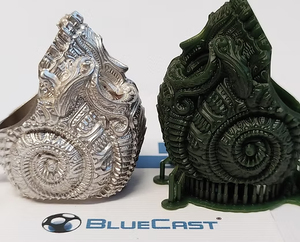 Resina de Impresión 3D BlueCast X10 para LCD/DLP, 0.5 kg, Monocromática, para Máquinas LCD y DLP - Product Image 3