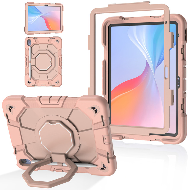 For iPad 7th 8th 9th 10th Generation case 360 Degree Rotating Shockproof Kids Silicone Tablet case for iPad 10.2 10.9 Inch Case