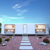 Petite maison contemporaine de luxe de 10m Volferda Portable 8.5m Space Capsule Mobile Container Home 5-Person Folding Steel