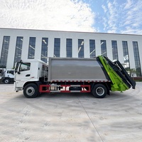 Camion compacteur à chargement arrière Shacman 14CBM pour la collecte des déchets, vente chaude
