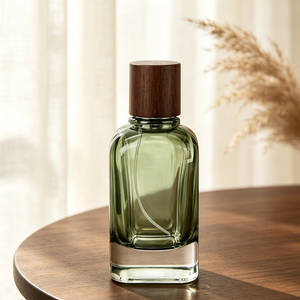 Atomizador <span class=keywords><strong>de</strong></span> Perfume Personalizado <span class=keywords><strong>de</strong></span> Vidrio Ámbar Cuadrado con Tapas <span class=keywords><strong>de</strong></span> Madera, Pulverizador <span class=keywords><strong>de</strong></span> Niebla Fina para Colonia Masculina y Fragancia Unisex - Product Image 4