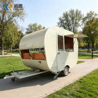 Camion de restauration mobile CE entièrement équipé pour café, tacos et crèmes glacées, homologué DOT