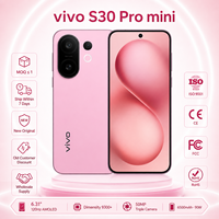 Smartphone original vivo S30 Pro Mini 5G, processeur octa-core, écran AMOLED 120 Hz, reconnaissance faciale et double SIM, langues mondiales VIVO