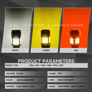 Lampadina <span class=keywords><strong>LED</strong></span> JG Personalizzabile T20 <span class=keywords><strong>P21w</strong></span> Canbus per Segnali, Freni e <span class=keywords><strong>Retromarcia</strong></span> 7440 7443 1156 1157, Luce di Svolta <span class=keywords><strong>P21w</strong></span> W21w - Product Image 5