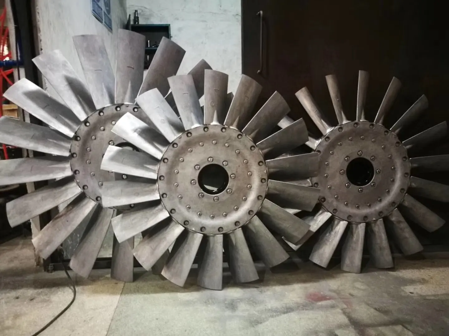 HVAC industrial para aplicações de ventiladores industriais aerofólio lâmina do rotor do ventilador axial