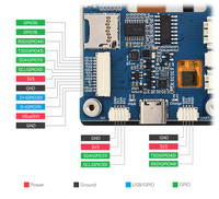 ESP32-S3-Touch-LCD-2.8 Waveshare Pantalla Táctil Capacitiva de 2.8 Pulgadas, Placa de Desarrollo, 240x320 IPS, 5 Puntos Táctiles, 32 bits, LX7, Doble Núcleo A440