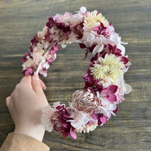 Corona <span class=keywords><strong>de</strong></span> Flores Secas Naturales para <span class=keywords><strong>Novia</strong></span>, Tocado Rústico Hecho a Mano para Boda, Origen Yunnan, Naturecho Studion |   Venta al por Mayor <span class=keywords><strong>de</strong></span> Accesorios para el Cabello <span class=keywords><strong>de</strong></span> <span class=keywords><strong>Novia</strong></span> - Product Image 1