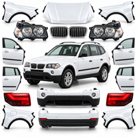 Ensemble de pare-chocs d'origine (OE) avec découpes pour capteurs PDC et feux antibrouillard, et plaque de protection, pour X3 E83 04-10, Pièces de rechange pour système de carrosserie automobile tout-terrain et protection contre les chocs