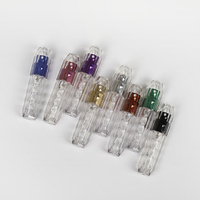 Flacon de parfum en verre cristal de 5 ml avec pompe, bouchon en caoutchouc et sérigraphie, flacon pulvérisateur rempli