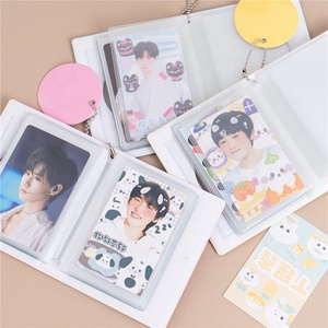 Approvisionnement d'usine : Mini album photo porte-clés 32 pochettes, support <span class=keywords><strong>pour</strong></span> photocards Kpop Macaron, classeur <span class=keywords><strong>pour</strong></span> photocards Kpop - Product Image 4