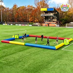 <span class=keywords><strong>Cancha</strong></span> de Fútbol Inflable Móvil Hermética de PVC de 18mx10mx0.6m Personalizada Airfunpro para <span class=keywords><strong>Alquiler</strong></span> 3v3 - Product Image 1
