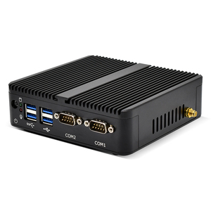 Mini ordinateur de bureau M4 C leron J4125 N2840 4K HD Rs232 NUC Fanless, Mini Pc DDR4 2 LAN, ordinateur industriel à faible coût - Product Image 5