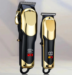 Kit de Aseo Profesional Inalámbrico, Recortadora de Pelo de Barbero de Precisión Cero para Tallado y Acabado, Afeitadora Eléctrica de Acero Inoxidable - Product Image 3
