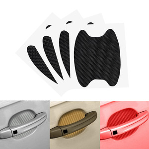 <b>Car</b> <b>Door</b> Handle Scratch <b>Protector</b> Carbon Fiber Anti Scratch Sticker Adhesive 8.5cm Body Side Vehicle Protective Film - Product Image 2