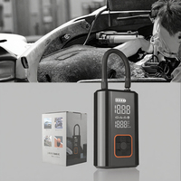 Portable 4000mAh sans fil Mini pompe à Air électrique sans fil gonfleur de pneu de voiture avec haute pression 150psi pratique ABS boîte d'affichage