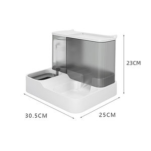 Ciotola per Cibo e Acqua per Animali Domestici, Dispenser Automatico con Supporto Rialzato, Doppia Ciotola per Cani e Gatti - Product Image 5
