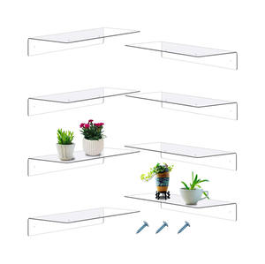 Étagère en acrylique <span class=keywords><strong>sur</strong></span> <span class=keywords><strong>mesure</strong></span> Étagère à épices <span class=keywords><strong>invisible</strong></span> Étagères de salle de bain transparentes - Product Image 2