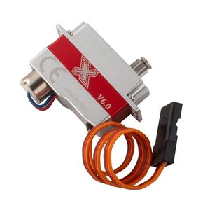 เซอร์โวมอเตอร์ดิจิตอลขนาดเล็ก KST X08 V6.0 DC3.8V-8.4V ตัวเรือนอะลูมิเนียมอัลลอยด์ ตั้งโปรแกรมได้ ซอฟต์สตาร์ท แรงบิด 2.8Kgf.cm 0.09 วินาที เกียร์โลหะ ขายดี - Product Image 2