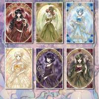 DM Venta al por Mayor de Figuras Coleccionables de PVC de Alta Calidad de Pretty Soldier Sailor Moon, Caja de Regalo Decorativa para Niños, Regalo para Fiesta de Halloween