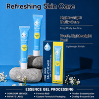 Gel Visage Personnalisable OEM à l'Acide Salicylique pour Soins des Imperfections, Essence Clarifiante Anti-Points Noirs et Minimisatrice de Pores pour Peaux Grasses à Tendance Acnéique