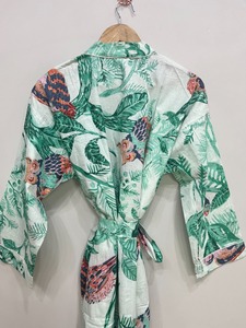 กิโมโนตัวยาวผ้าฝ้ายฟรีไซส์และใส่สบายเหมาะสำหรับทุกไซส์50นิ้วผู้จำหน่ายโดยประมาณจากอินเดีย - Product Image 4