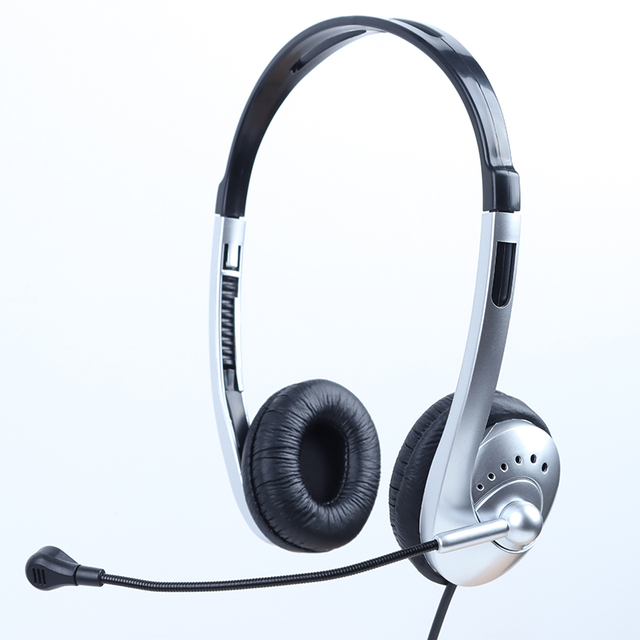 Call Center Headset Noise Cancelling with Cable Plantronics Headsets Computer Headset