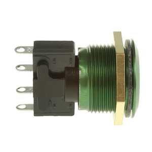 76-9513/4044G 버튼 스위치 19.2mm 구멍 패널 설치 순간 작동 단극 이중 접점 IP67 - Product Image 3