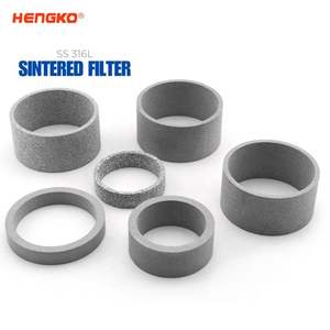 Tubo Filtrante in Polvere Metallica Sinterizzata Microporosa HENGKO, Filtro Idraulico ad Alta Pressione, Altri Materiali Filtranti - Product Image 6