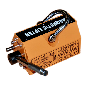 Imanes de elevación de placa de acero multifuncionales de 1000kg, línea de montaje de imán hidráulico, elevador magnético permanente - Product Image 1