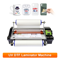 Nouvelle imprimante à plat de Machine de stratification UV DTF pour les étuis de téléphone de Surface incurvée tasses bouteilles en verre en métal Film de transfert UV DTF