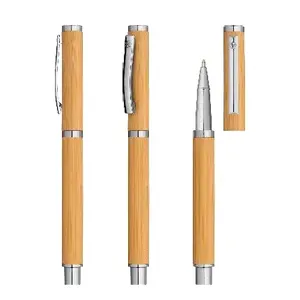 Penna a Sfera in Bambù, Merchandising Sostenibile - Product Image 1