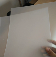 Feuille de plastique PP Jinshi 0,4*500mm haute transparence / givrée, film polypropylène pour emballage/blister/couverture de reliure