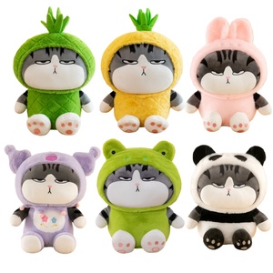 Figurines d'animation de 20 à 28 cm sous licence de votre Majesté, dérivés d'anime, costume d'animal, peluche, jouets <span class=keywords><strong>pour</strong></span> enfants, jouets en peluche, poupée avec - Product Image 1