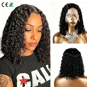 Perruque Bob sans colle Amygirl en dentelle brésilienne, 130g, dentelle HD transparente, 100% cheveux humains Remy, pré-épilée avec baby hair, 10-16 pouces - Product Image 1