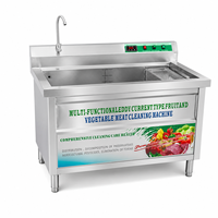 Voedselverwerkende groentewasmachine Vortex Bubble Washer voor aardappel, wortel, sla, kool, fabriek leverancier