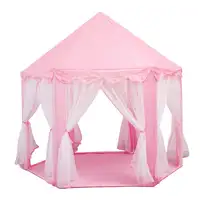 Tenda Putri YF-W1113S, Tenda Dalam Ruangan Luar Ruangan Anak-anak Merah Muda