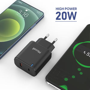 <span class=keywords><strong>Chargeur</strong></span> de téléphone Miccell PD 20w USB c Charge rapide <span class=keywords><strong>Chargeur</strong></span> mural USB Double port USB <span class=keywords><strong>Chargeur</strong></span> de téléphone portable pour <span class=keywords><strong>iphone</strong></span> Téléphone portable - Product Image 2